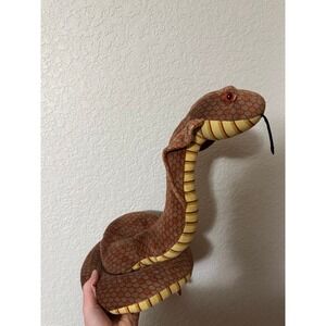 Wild Republic Cobra Snake Realistic Plush Stuffed Animal Toy 14"